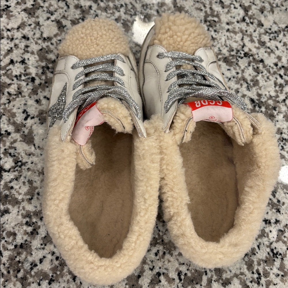 Golden goose slip on fur - Picture 2 of 5